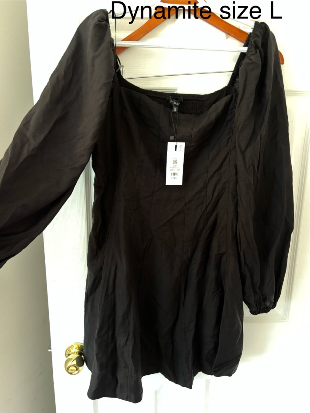 Dynamite size L women’s black dress